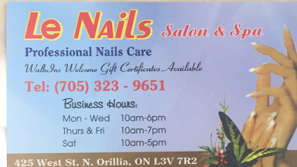 Le Nails - Nail Salon in Orillia, Ontario